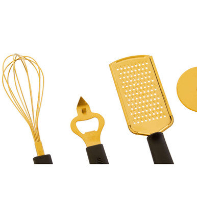 Zing 5-Piece Gold Kitchen Tool Set