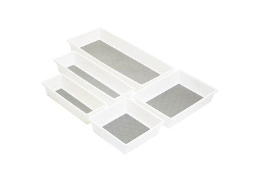 Romm Drawer Organisers with Non-Slip Inserts – Set of 5