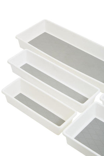 Romm Drawer Organisers with Non-Slip Inserts – Set of 5