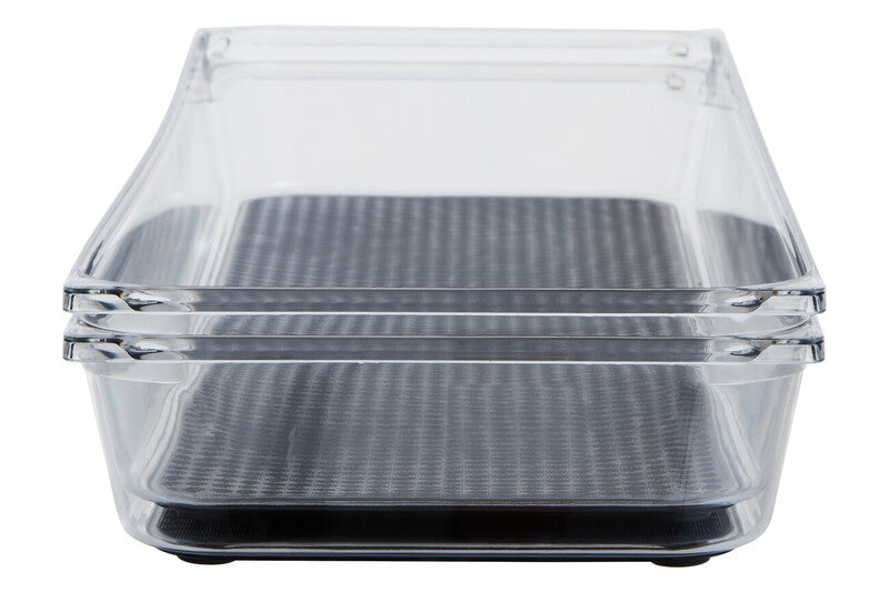 Romm Large Kitchen Organisers with Non-Slip Inserts – Set of 2