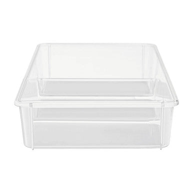 Romm Three-Compartment Kitchen Organiser – Clear & Grey