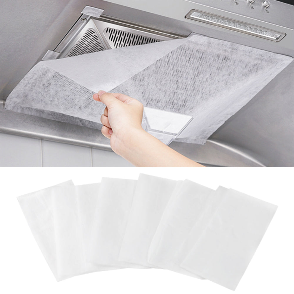 12-pack cut-to-fit cooker hood grease filter paper 43 x 45cm