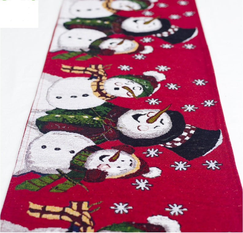 Christmas Table Runner – Cotton & Linen, 35 × 180cm