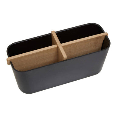 Canyon Black Four-Compartment Organiser