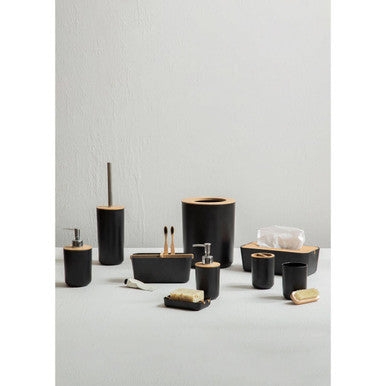 Canyon Black Four-Compartment Organiser