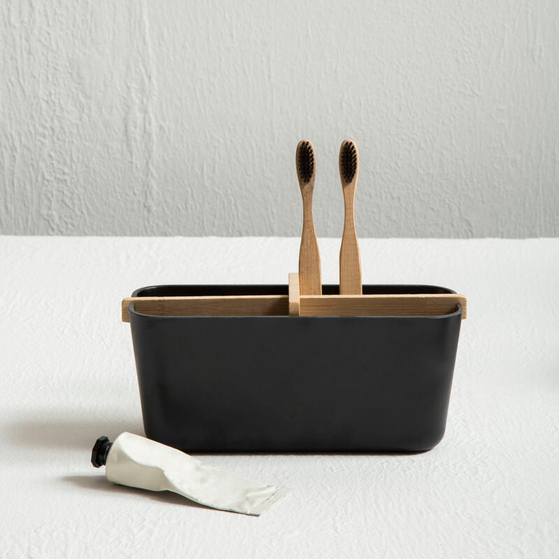 Canyon black four-compartment organiser