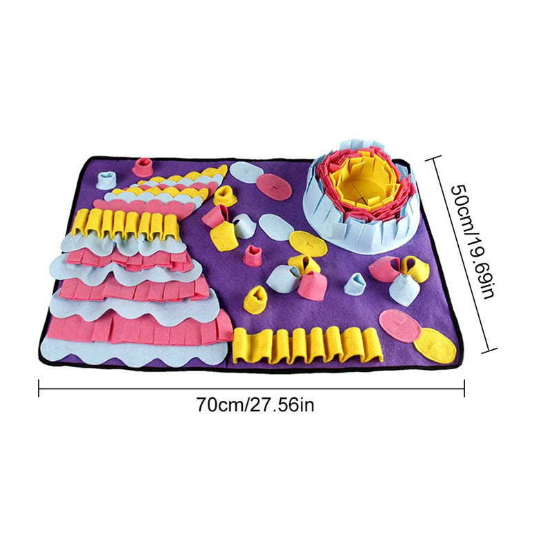 Dog Snuffle Mat & Treat-Hiding Toy – Design Options