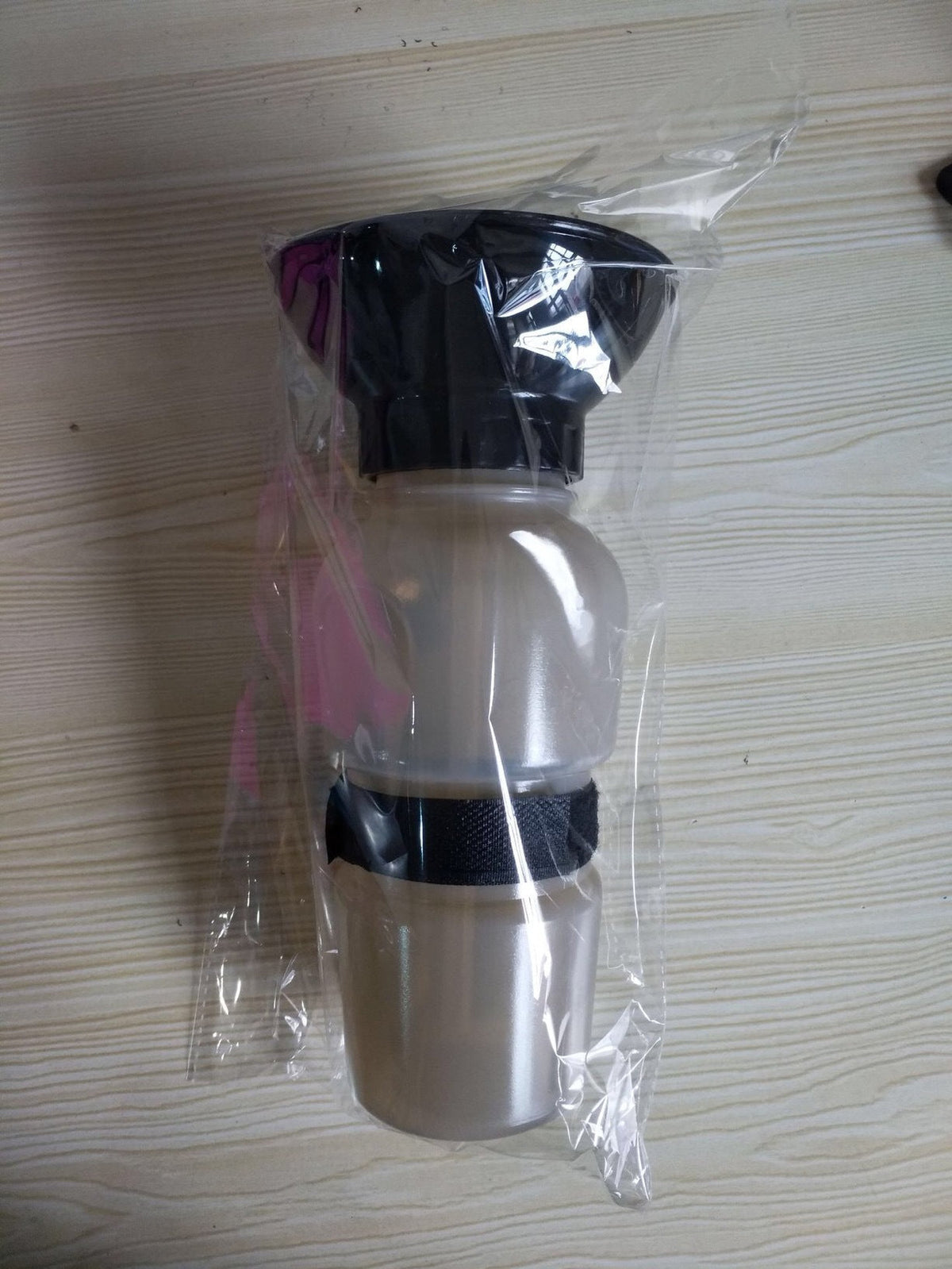 500ml Squeeze Dog Water Bottle with Drinking Bowl