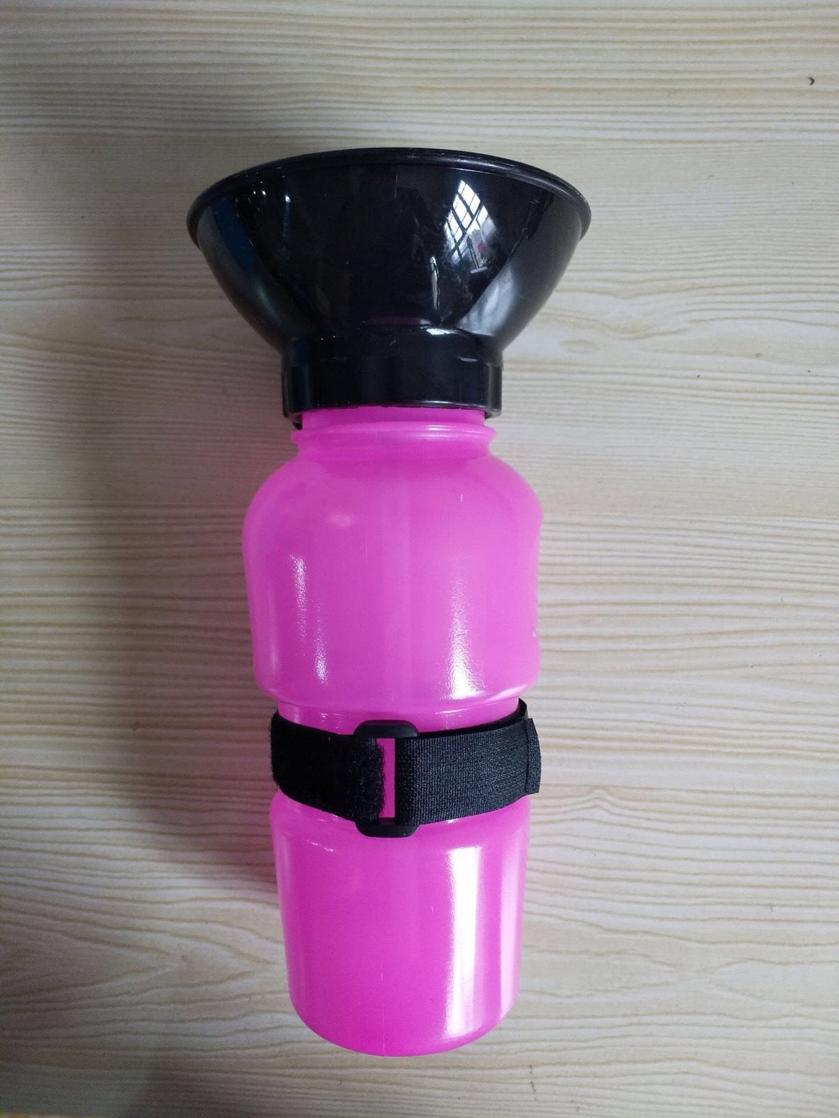 500ml Squeeze Dog Water Bottle with Drinking Bowl