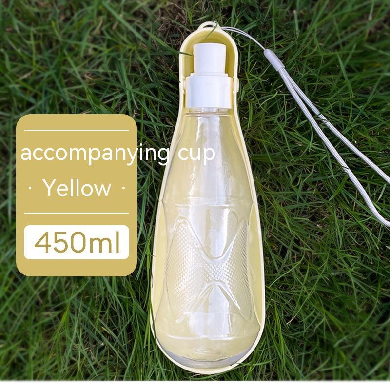 Portable Dog Water Bottle with Cup – 450ml / 550ml