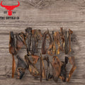 Natural Buffalo Head Skin Dog Chews – 1kg