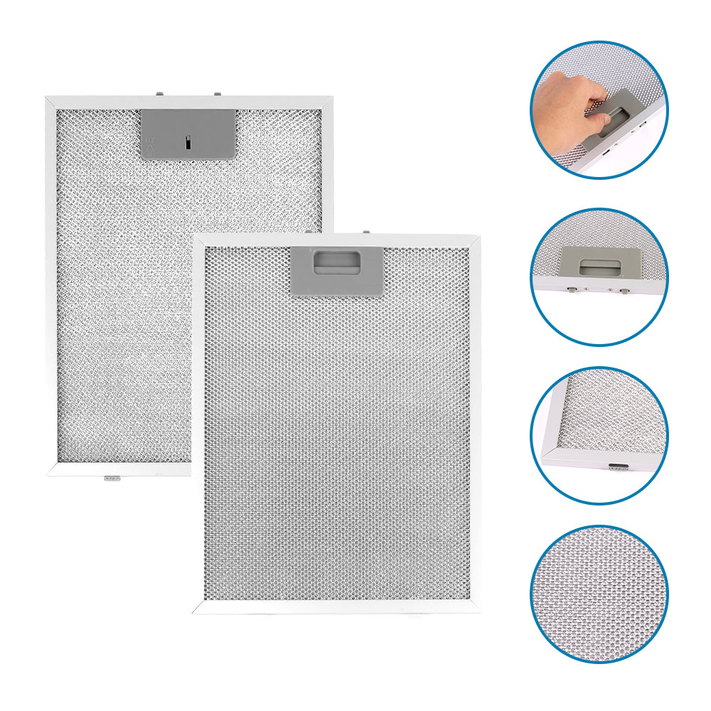 Aluminium mesh cooker hood grease filter dimensions and details