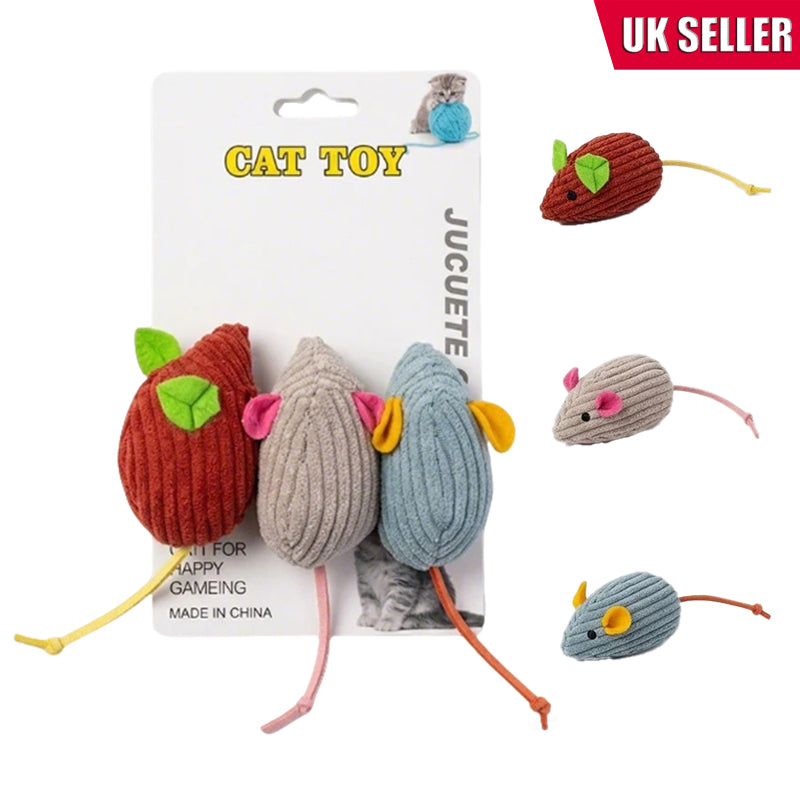 3-Piece Interactive Cat Toy Set