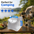 20L foldable water container with tap for camping
