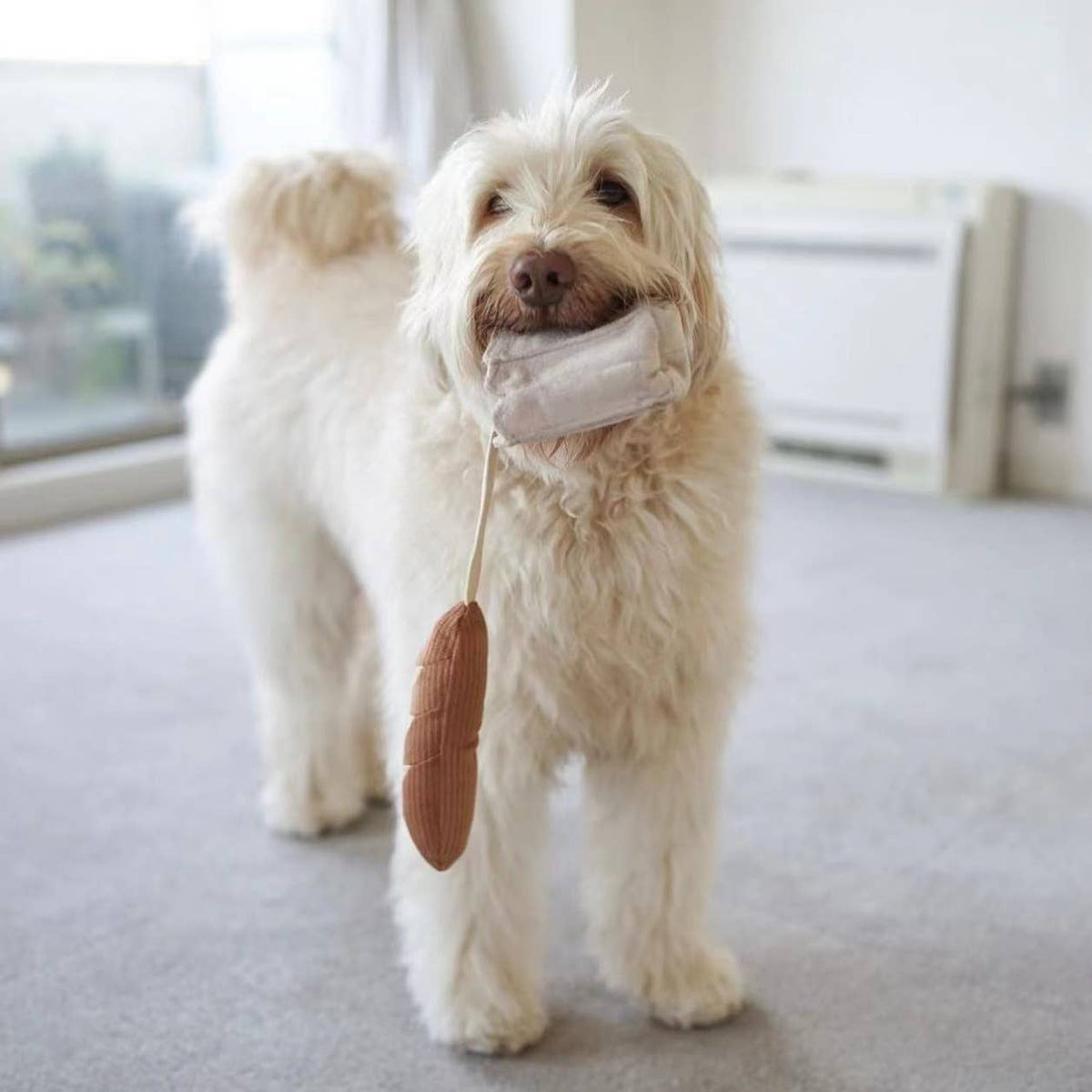 Fauna London Mini Baguette Squeaky Dog Toy
