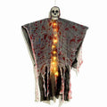 Hanging Skull Ghost Decoration – Halloween Hanging Prop