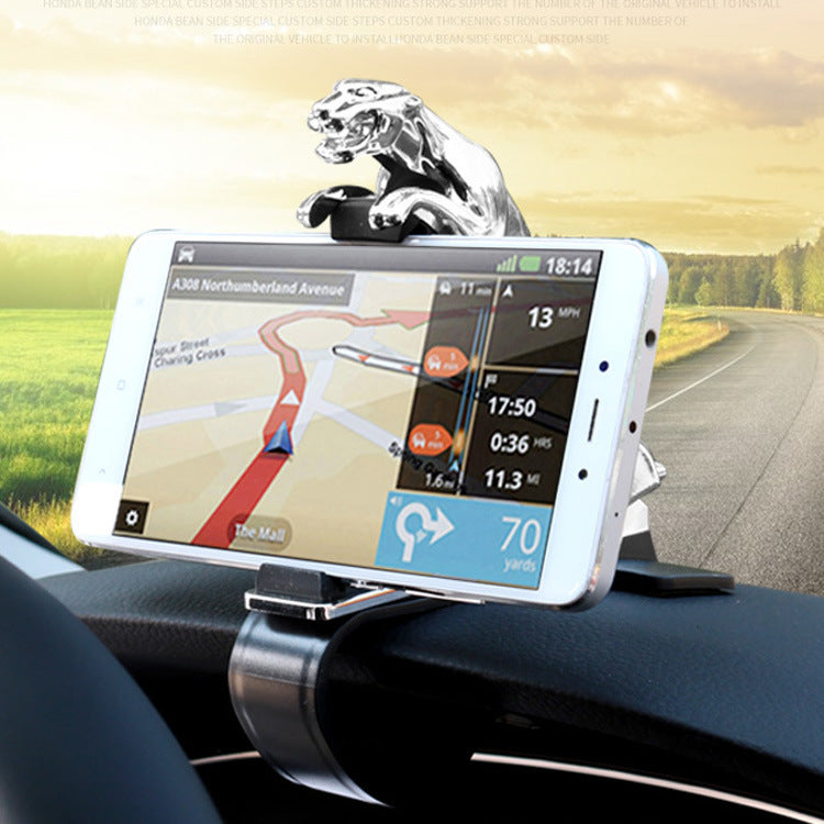 360-degree adjustable leopard-style car phone holder