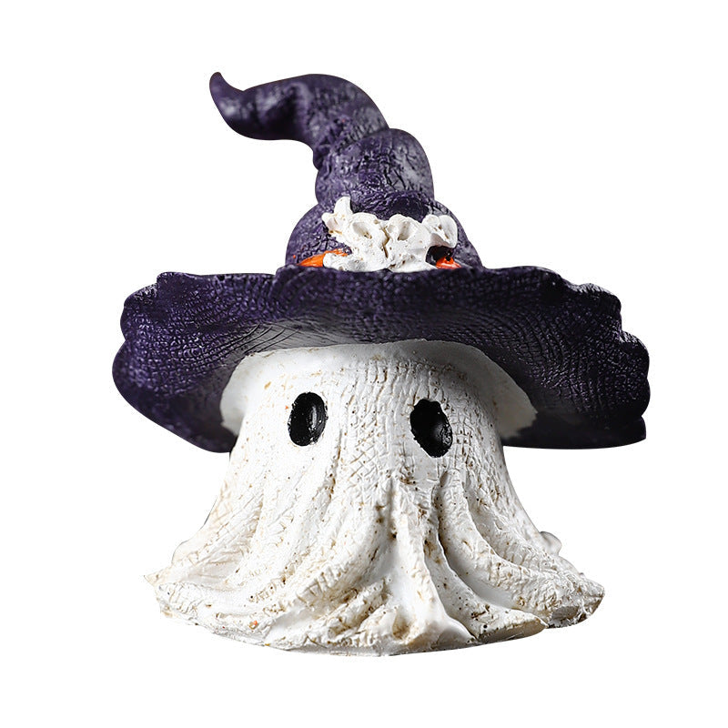 Halloween Wizard Hat Resin Ornament