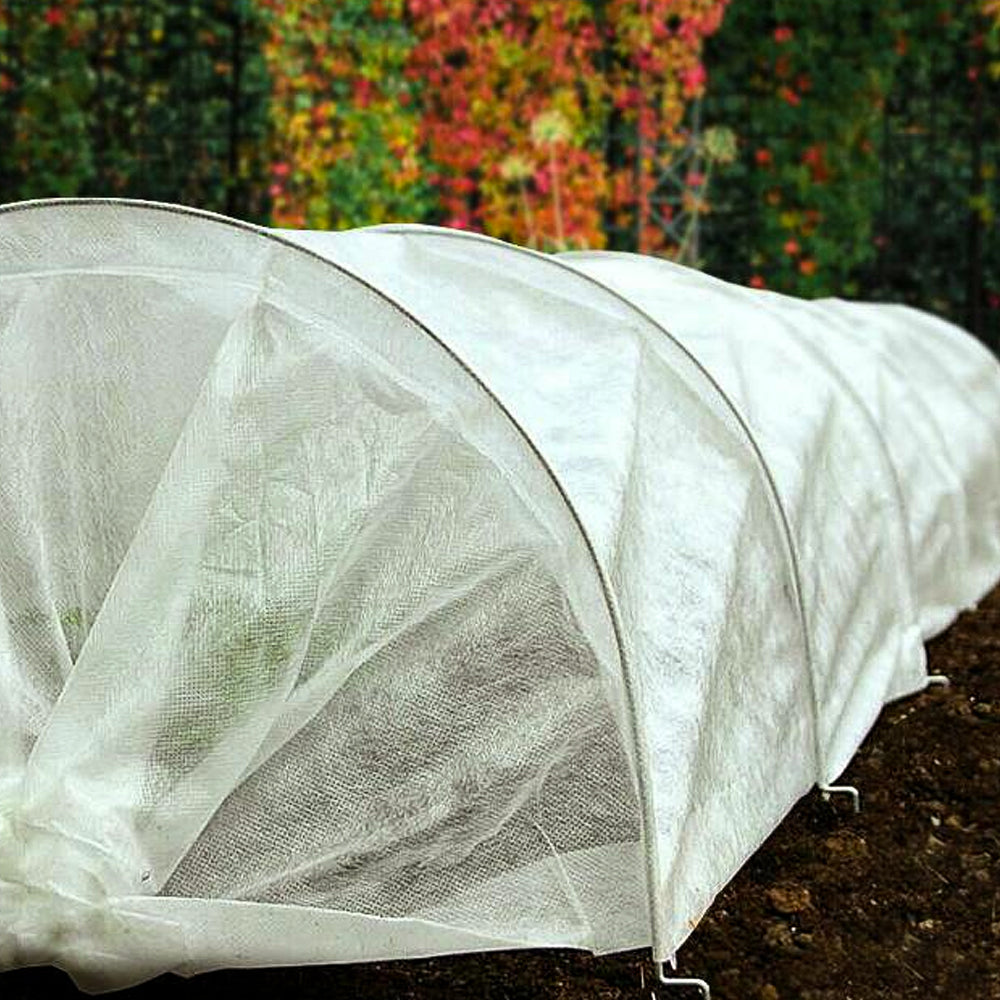 Garden plant protection fleece roll detail