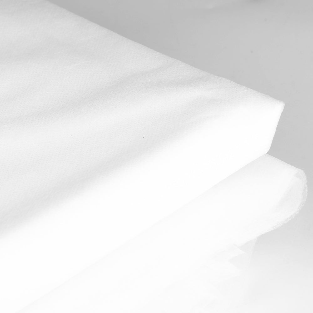 White horticultural fleece for outdoor plant protection