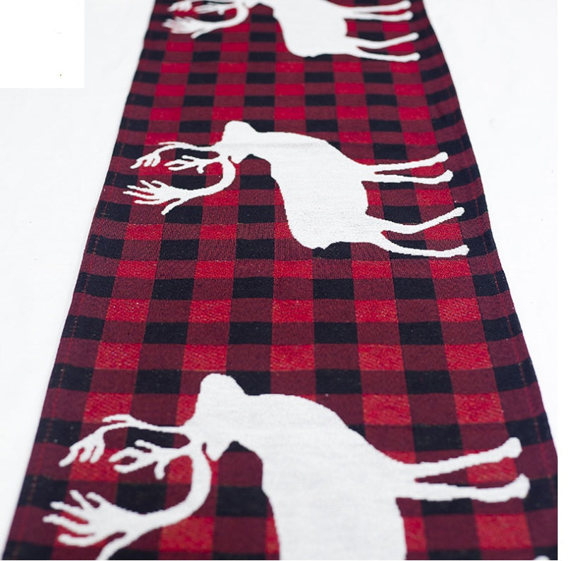 Christmas Table Runner – Cotton & Linen, 35 × 180cm