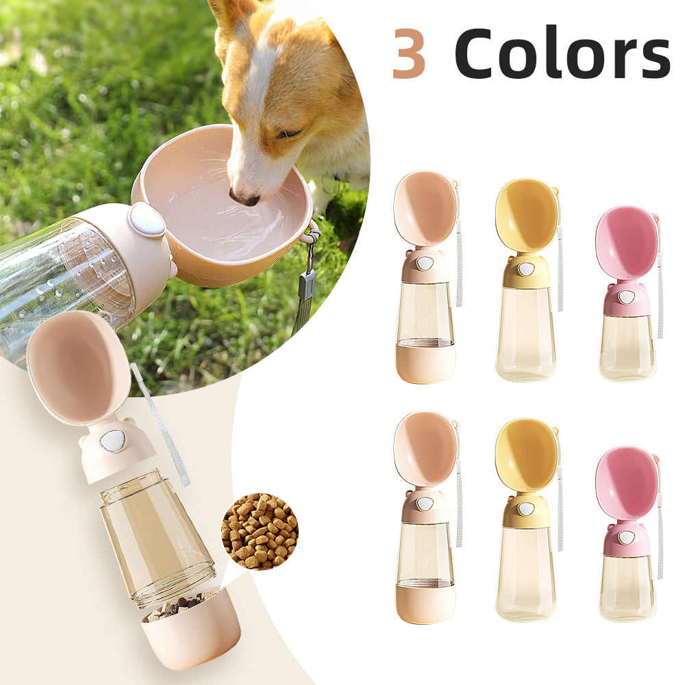 Portable dog water dispenser in three styles
