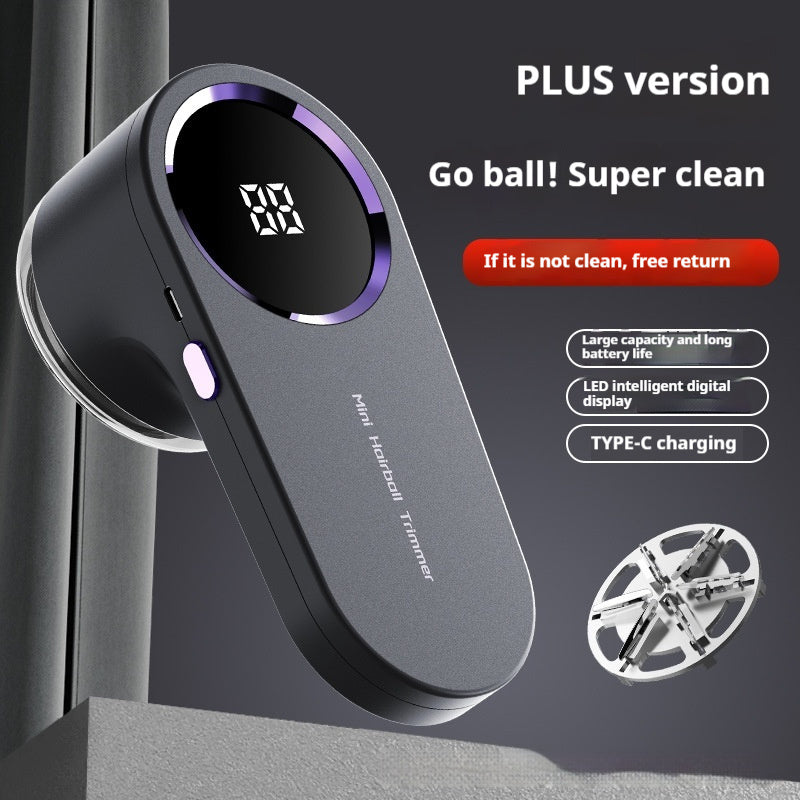 USB-C Rechargeable Fabric Shaver with LED Display
