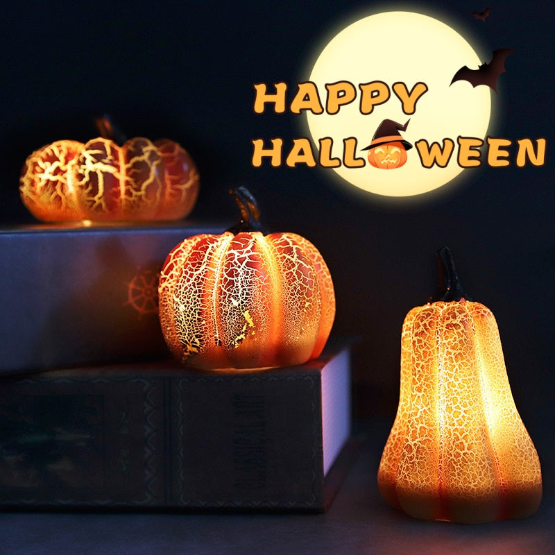 LED pumpkin candle Halloween decoration