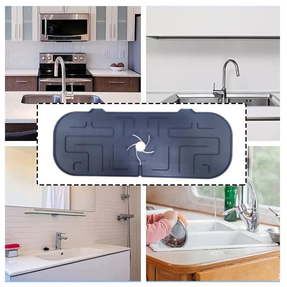 Silicone Tap Splash Guard Mat