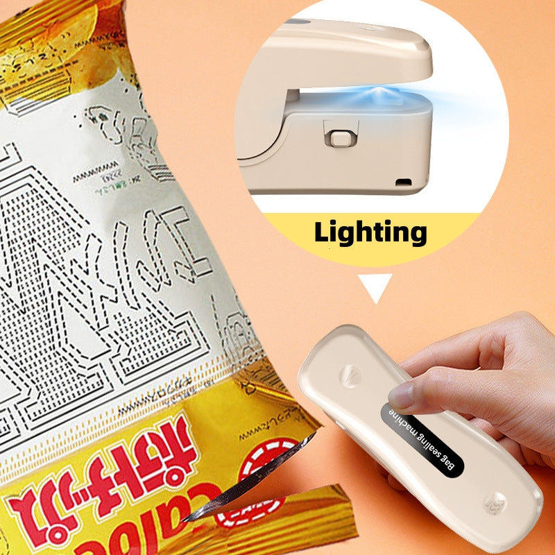 USB-C rechargeable mini bag sealer