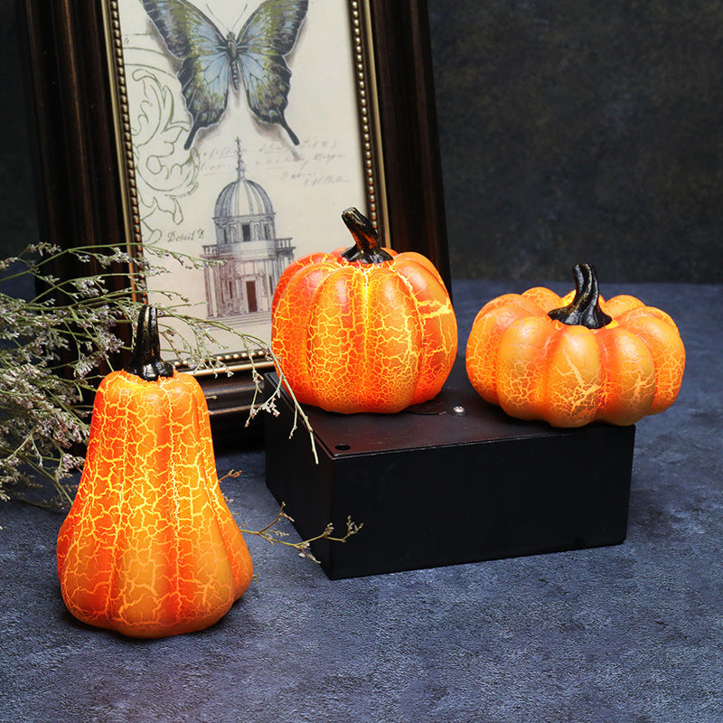 LED Pumpkin Candle Halloween Decoration