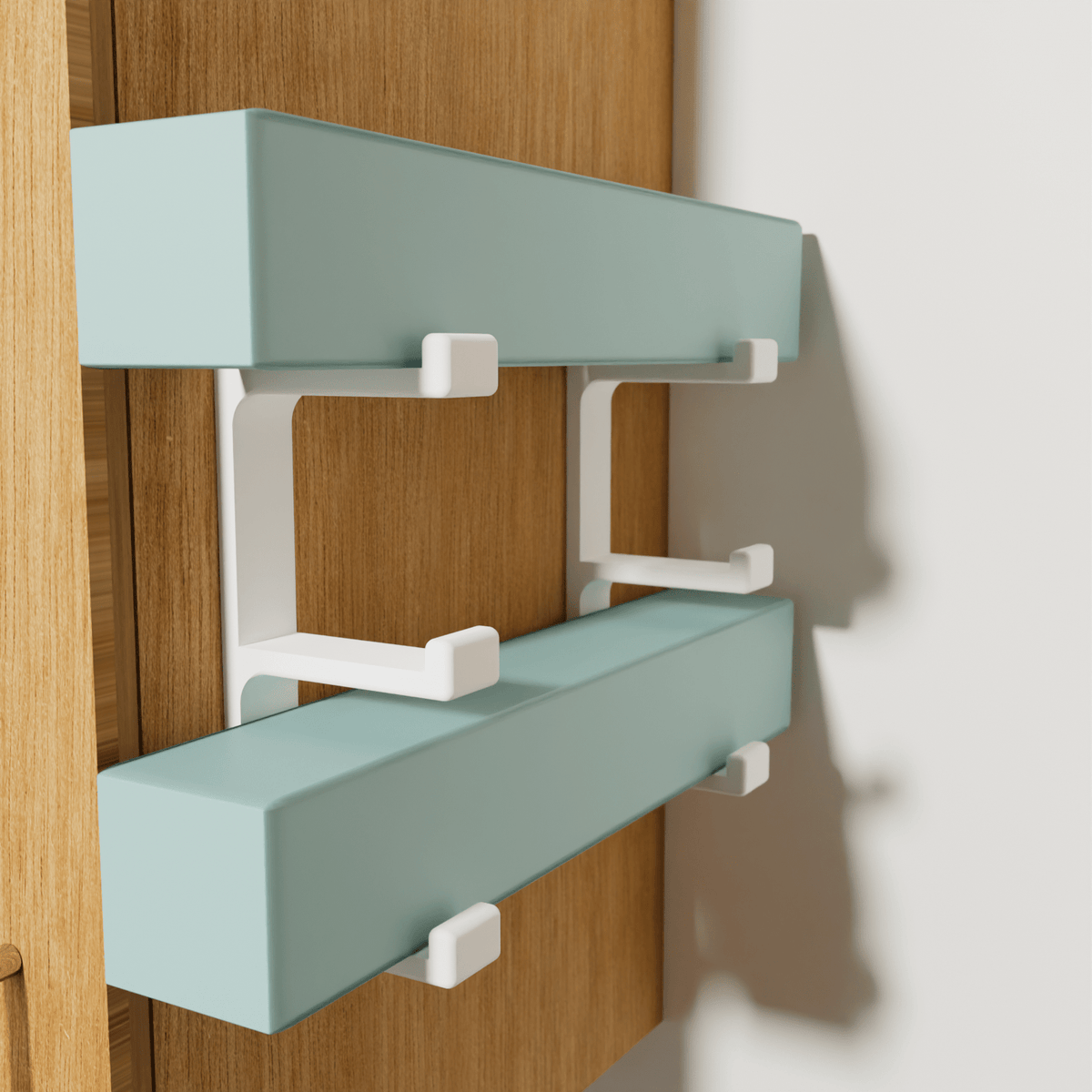 3D Cabin Wall-Mounted Foil & Cling Film Box Holder – 3 Rolls