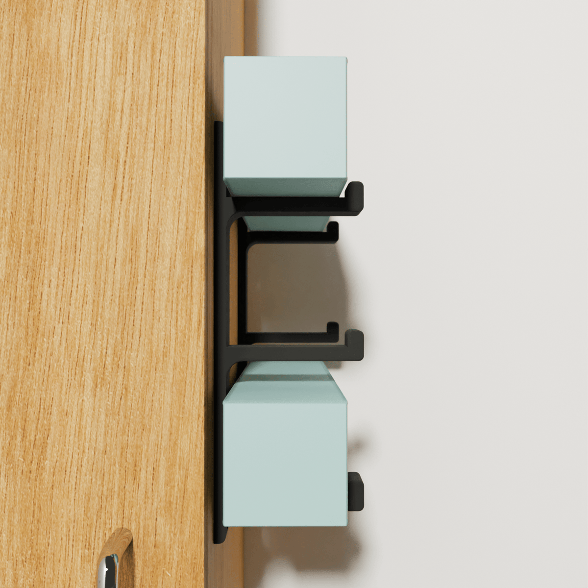 3D Cabin Wall-Mounted Foil & Cling Film Box Holder – 3 Rolls