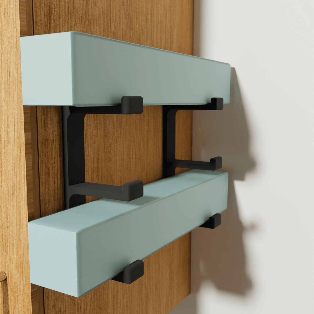 3D Cabin Wall-Mounted Foil & Cling Film Box Holder – 3 Rolls