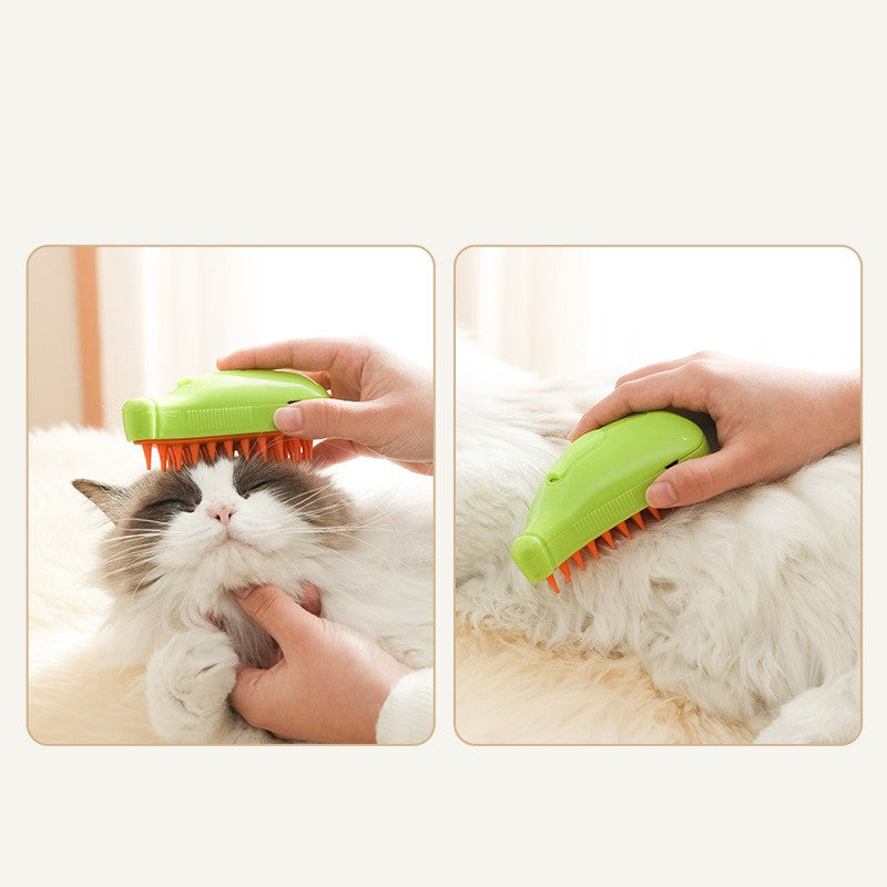 Rechargeable Mist Pet Grooming Brush