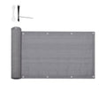 4.8m grey garden balcony privacy screen