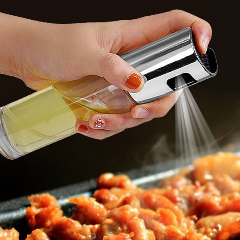 100ml Glass Oil Spray Bottle – Kitchen Oil & Vinegar Sprayer