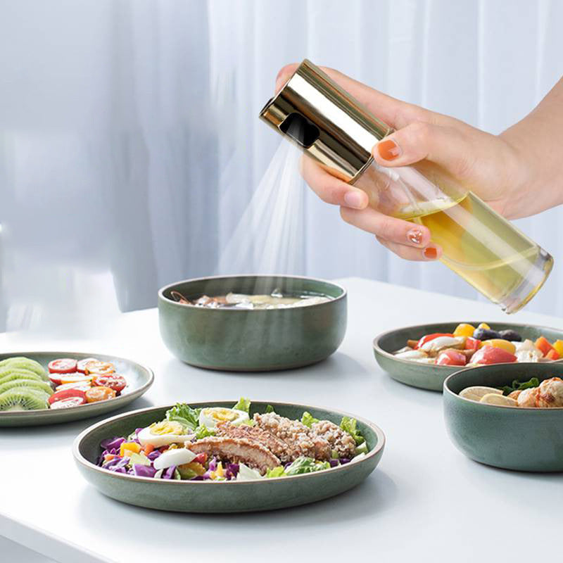 100ml Glass Oil Spray Bottle – Kitchen Oil & Vinegar Sprayer