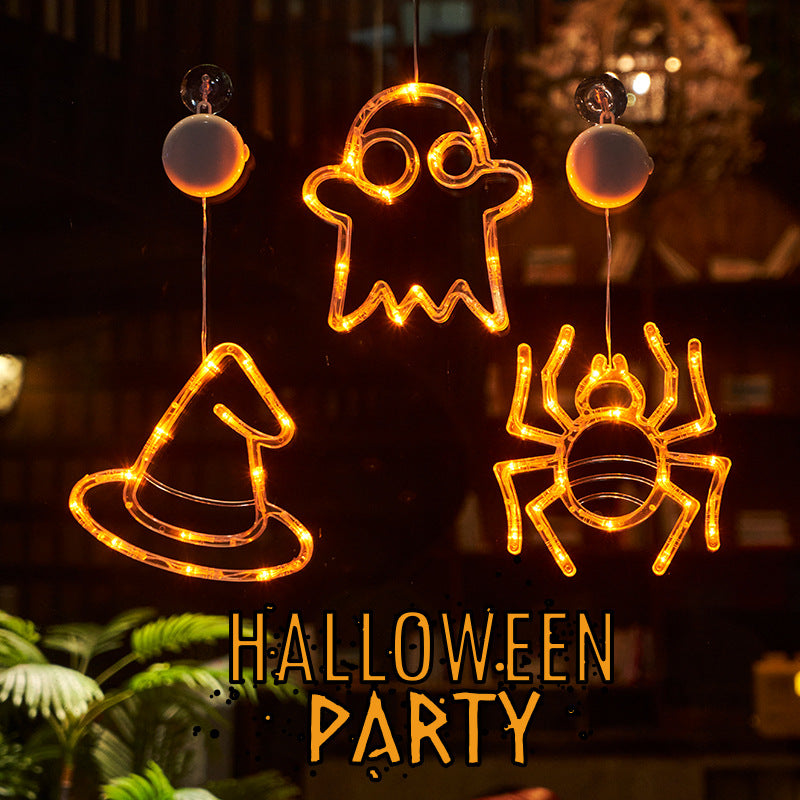 Halloween LED Hanging Window Light