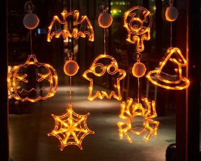 Halloween LED Hanging Window Light
