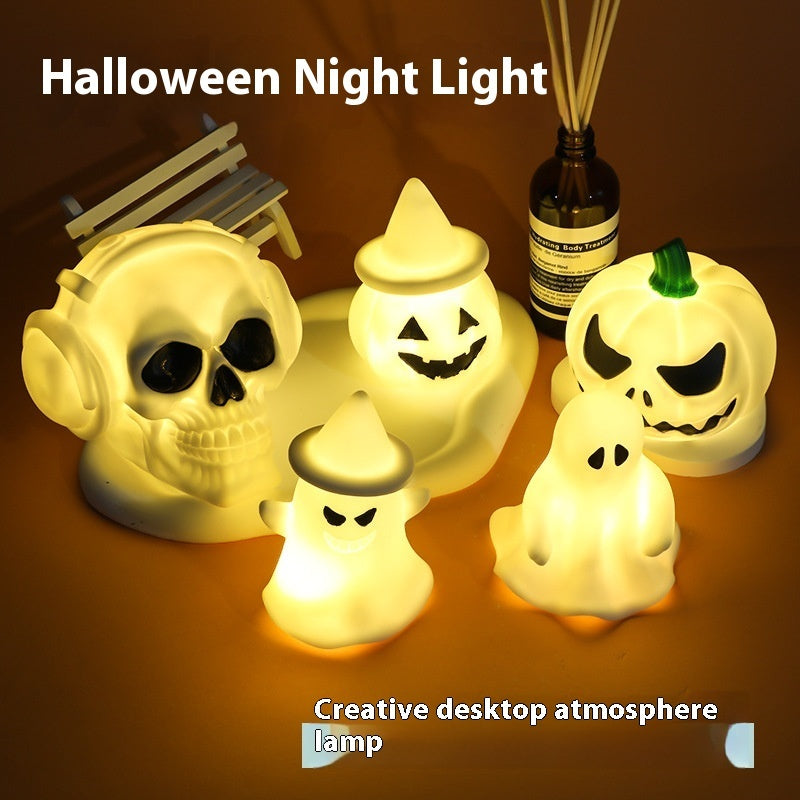 Mini LED Halloween pumpkin and ghost light