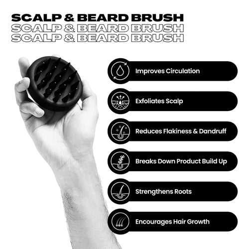 Heist Silicone Scalp & Beard Brush