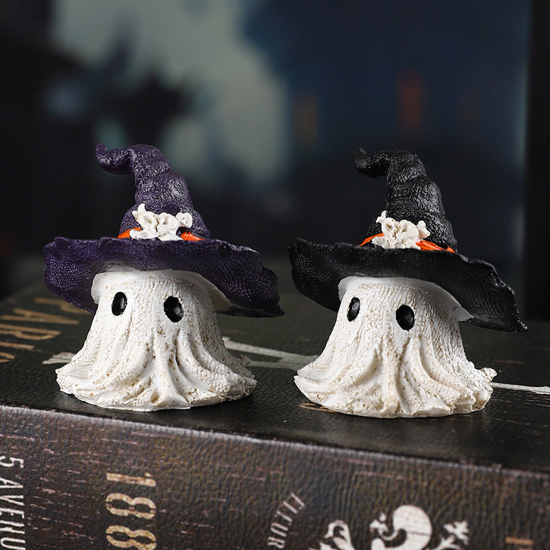 Halloween Wizard Hat Resin Ornament