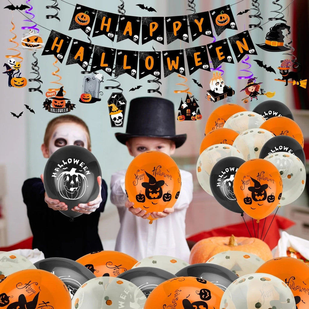 68-Piece Halloween Party Decoration Set