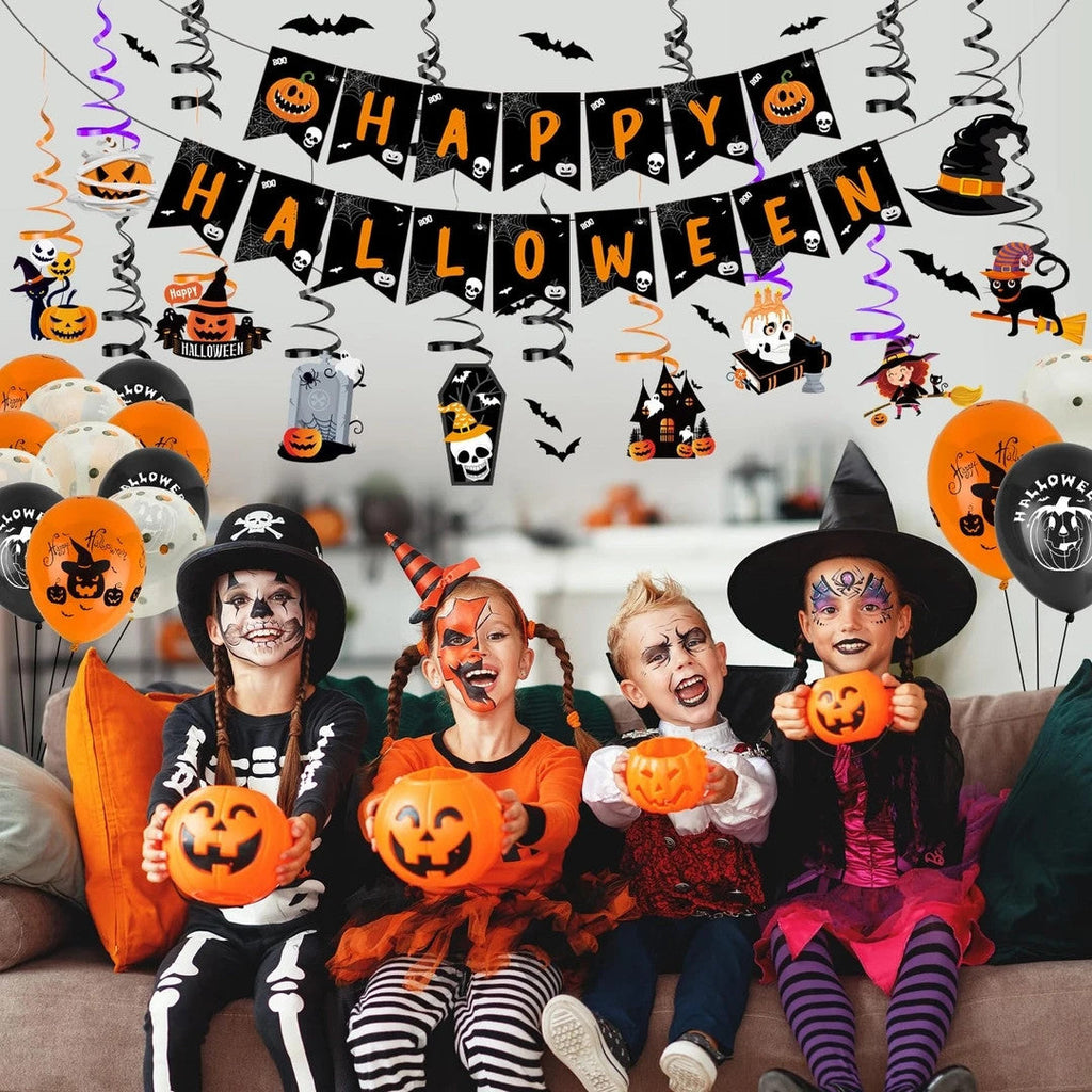 68-Piece Halloween Party Decoration Set