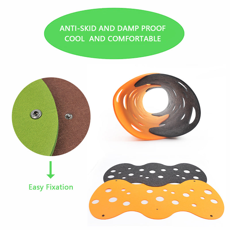 Foldable Felt Cat Play Tunnel