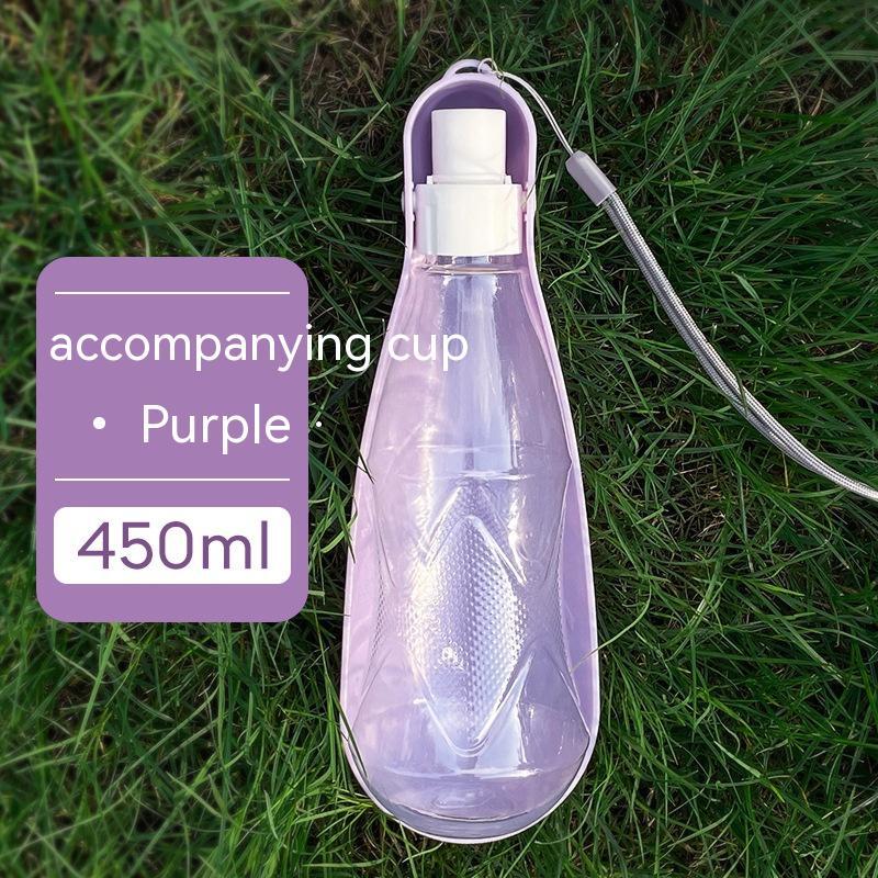 Portable Dog Water Bottle with Cup – 450ml / 550ml