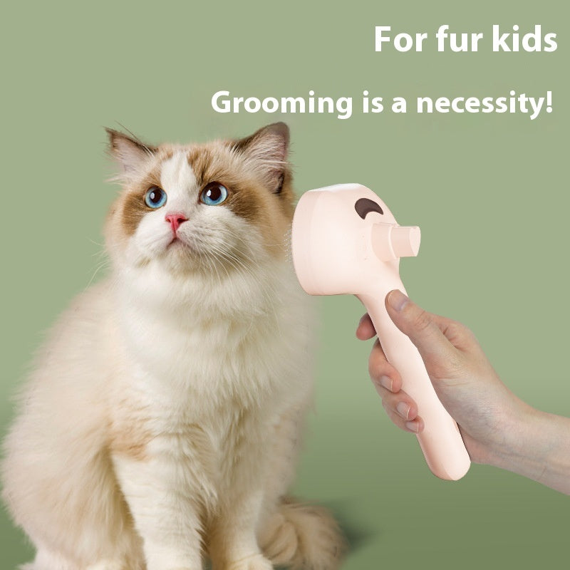 Water Mist Grooming Brush for Cats & Dogs