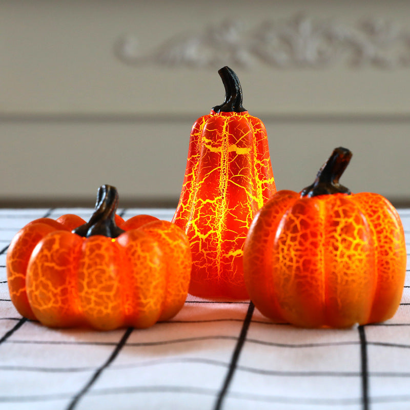 LED Pumpkin Candle Halloween Decoration