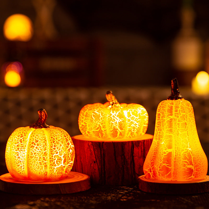 LED Pumpkin Candle Halloween Decoration